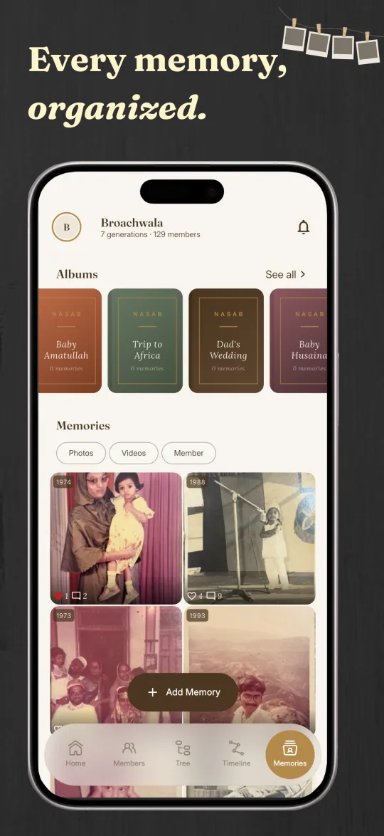 Nasab App Screenshot 1 - Family Tree