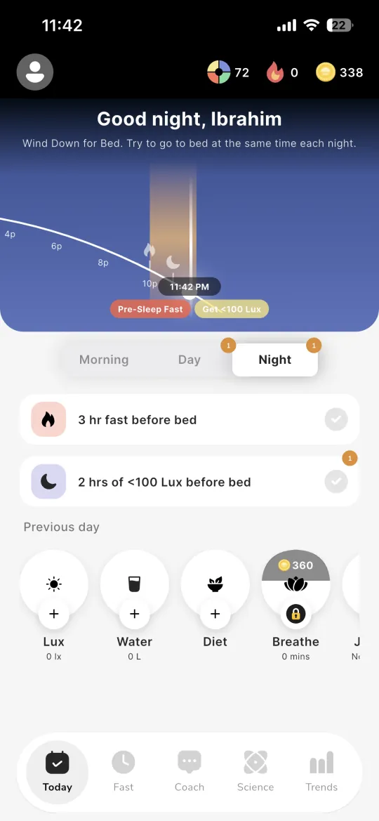 Ontime Health App Screenshot 1 - Daily Health Check-ins