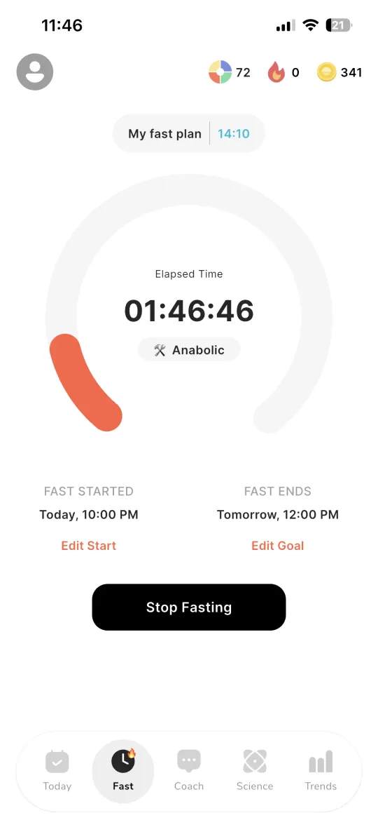 Ontime Health App Screenshot 3 - Streak Tracking